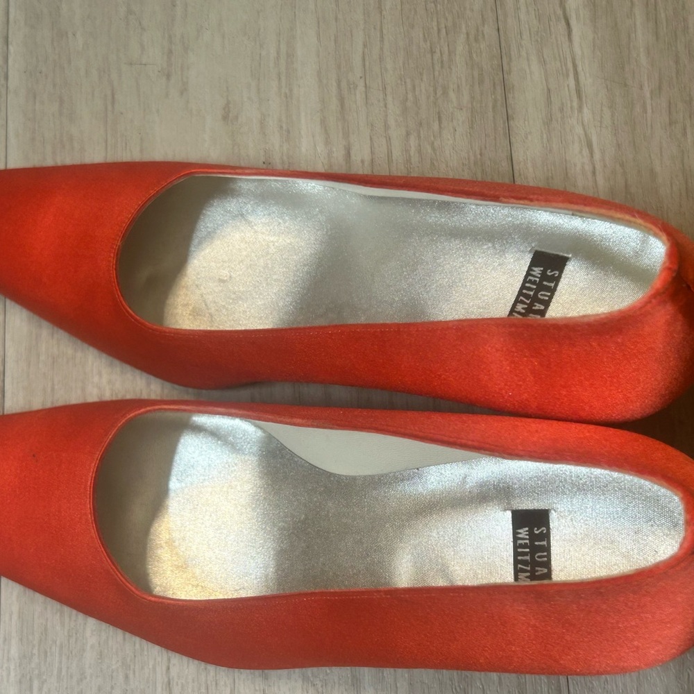 Stuart Weitzman Women's Orange Heels